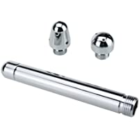 ROSENICE Enema Boquilla de ducha Vaginal Anal Cleaner Colonic Douche System Cleaner con 3 cabeza de ducha (Plata)